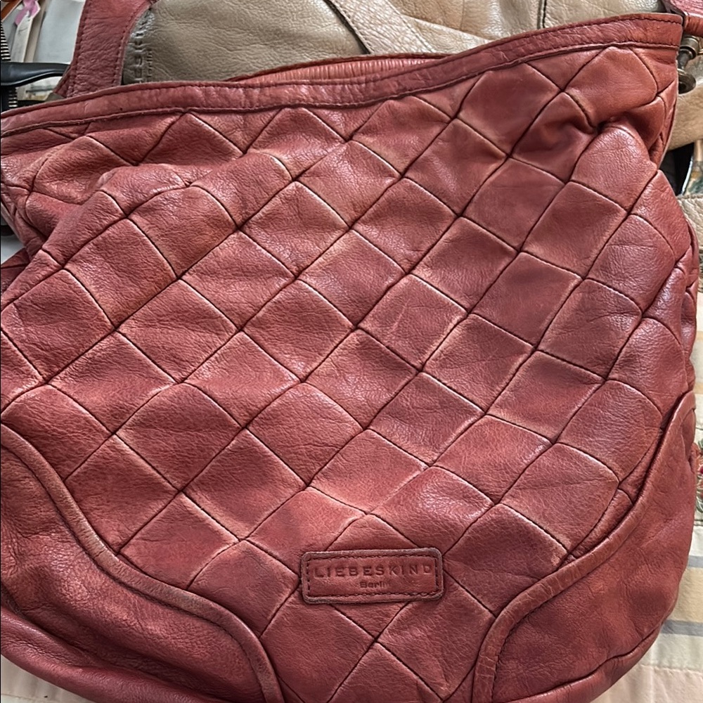 Liebeskind Red Quilted Shoulder Bag
